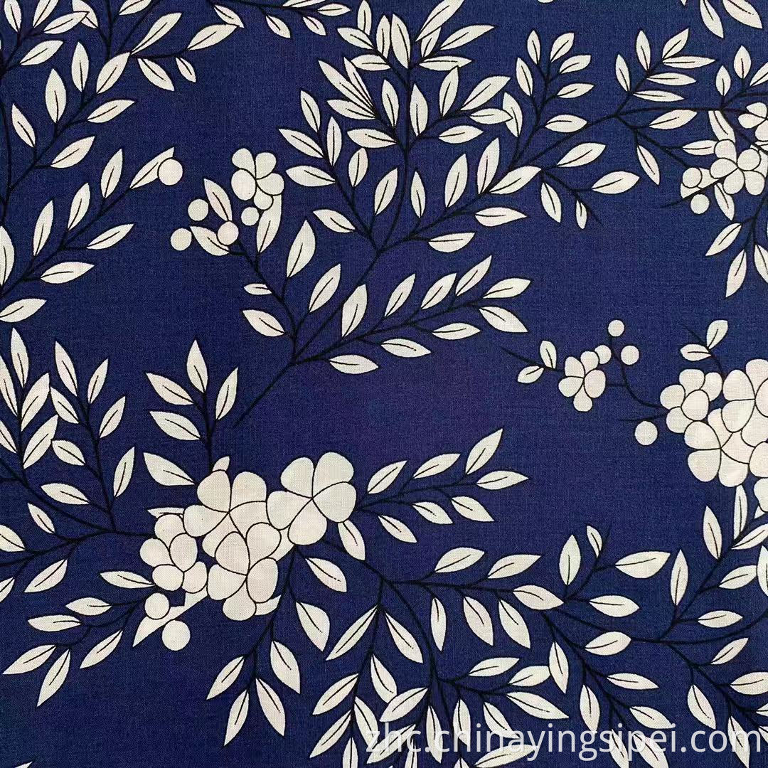 Spun Woven rayon Challis面料花卉粘液材料热带印刷100％粘性人造丝织物用于着装衬衫